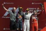 Gallerie: Mark Webber (Red Bull), Nico Rosberg (Mercedes) und  Fernando Alonso (Ferrari)