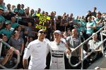 Gallerie: Lewis Hamilton und Nico Rosberg (Mercedes)