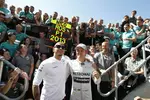 Gallerie: Lewis Hamilton und Nico Rosberg (Mercedes)