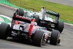Foto zur News: Lewis Hamilton (Mercedes) und Daniel Ricciardo (Toro Rosso)