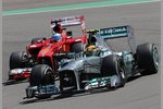 Gallerie: Lewis Hamilton (Mercedes) und Fernando Alonso (Ferrari)