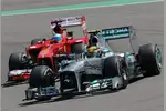 Gallerie: Lewis Hamilton (Mercedes) und Fernando Alonso (Ferrari)