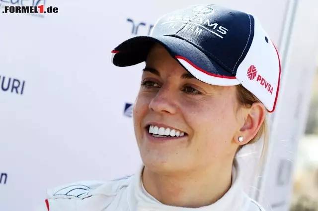 Foto zur News: Gute Nachrichten für Susie Wolff: Die Schottin bleibt auch in der kommenden Saison als Entwicklungsfahrerin bei Williams an Bord