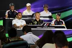 Gallerie: Donnerstags-PK mit Valtteri Bottas (Williams), Paul di Resta (Force India), Esteban Gutierrez (Sauber), Lewis Hamilton (Mercedes), Pastor Maldonado (Williams) und Kimi Räikkönen (Lotus)