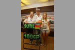Foto zur News: Adrian Sutil (Force India) fährt einen 100. Grand Prix