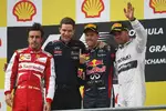 Gallerie: Fernando Alonso (Ferrari), Sebastian Vettel (Red Bull) und Lewis Hamilton (Mercedes)