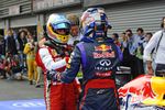 Foto zur News: Fernando Alonso (Ferrari) und Sebastian Vettel (Red Bull)