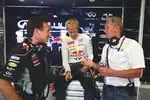 Gallerie: Christian Horner, Sebastian Vettel und Helmut Marko (Red Bull)