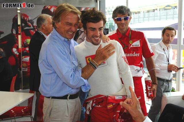 Foto zur News: Luca di Montezemolo mit Fernando Alonso