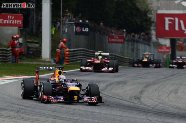 Foto zur News: Vettel feiert mit dem Triumph in Monza seinen 32. Sieg - damit zieht er mit Alonso gleich