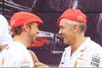 Foto zur News: Jenson Button (McLaren) und Martin Whitmarsh