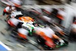 Foto zur News: Force India übt Boxenstopps