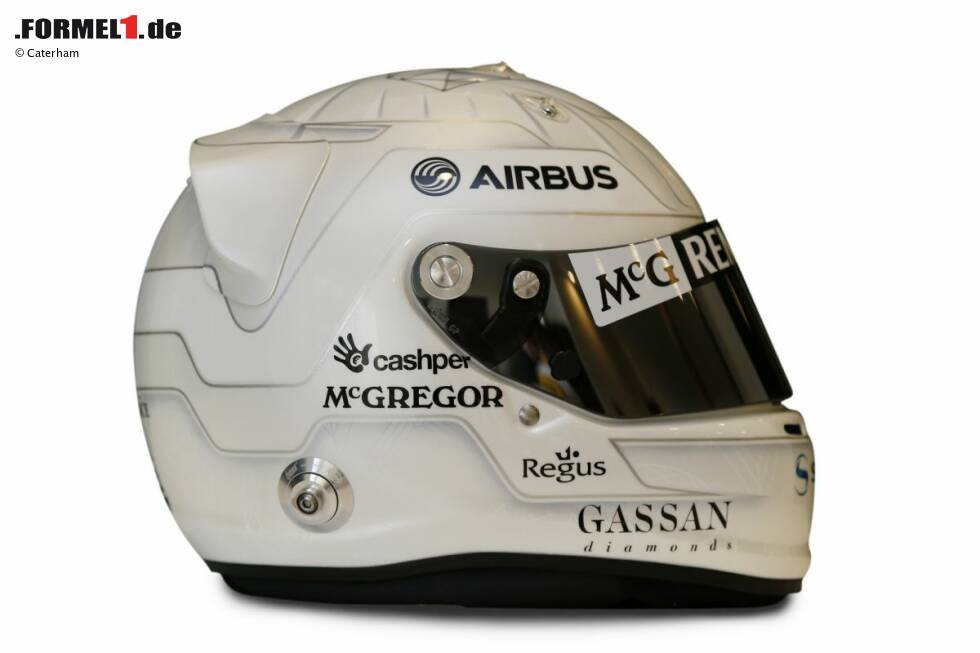 Foto zur News: Neues Helmdesign von Giedo van der Garde (Caterham)