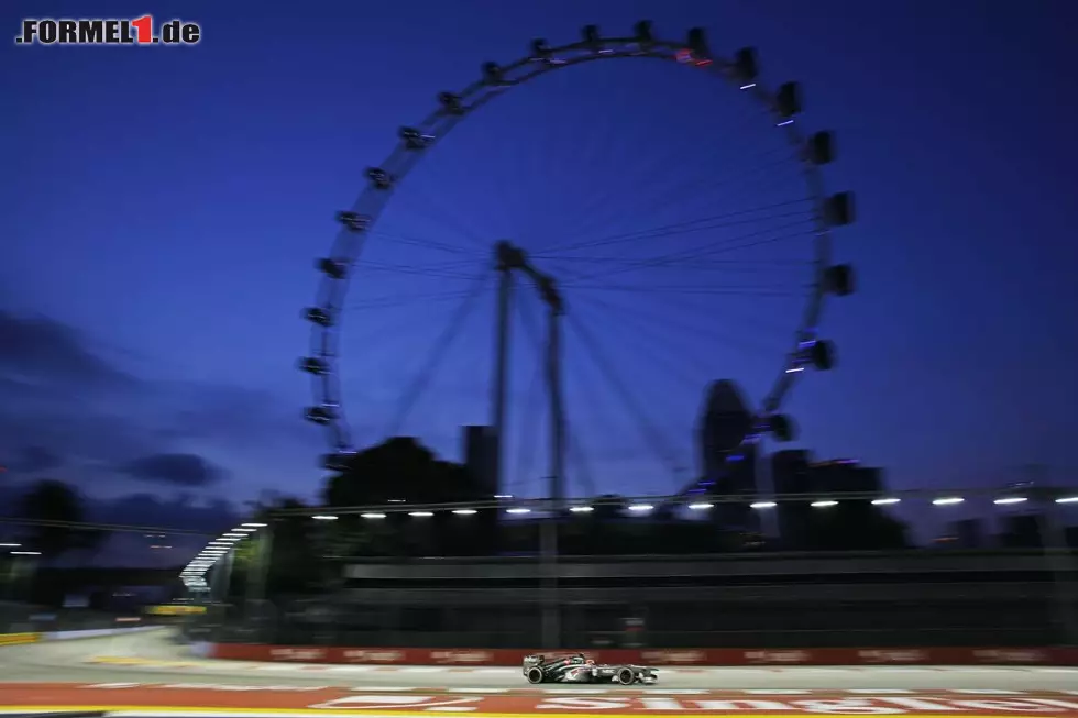 Foto zur News: Nach dem Erfolgserlebnis in Monza fand sich Nico Hülkenberg auf Platz 14 in gewohnter Umgebung wieder