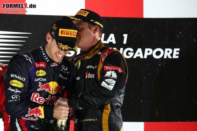 Foto zur News: Trotz Rückenproblemen kämpfte sich Kimi Räikkönen auf das Podest