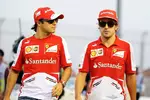 Foto zur News: Felipe Massa (Ferrari) und Fernando Alonso (Ferrari)