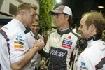 Foto zur News: Esteban Gutierrez und Josef Leberer (Sauber)