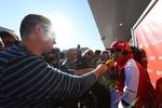 Foto zur News: Kai Ebel und Fernando Alonso (Ferrari)