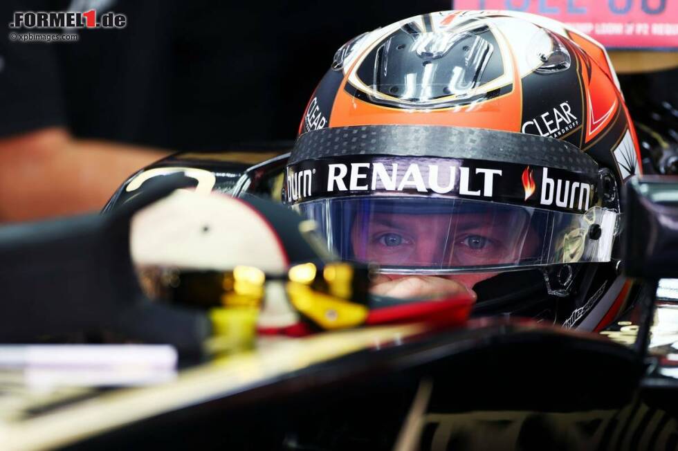 Foto zur News: Kimi Räikkönen (Lotus) bei einer Sitzprobe