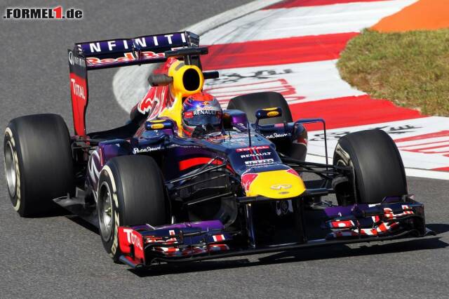 Foto zur News: Sebastian Vettel musste sich unterdessen mit dem zweiten Rang begnügen