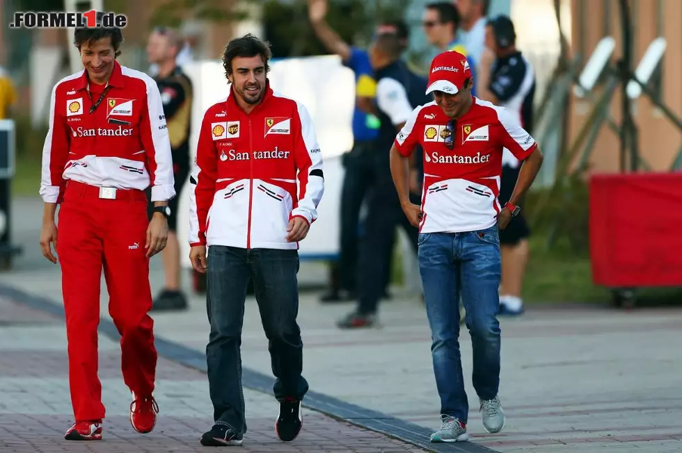 Foto zur News: Den Ferrari-Stars steht wohl auch in Südkorea ein hartes Wochenende bevor, denn Red Bull und Mercedes sind deutlich schneller