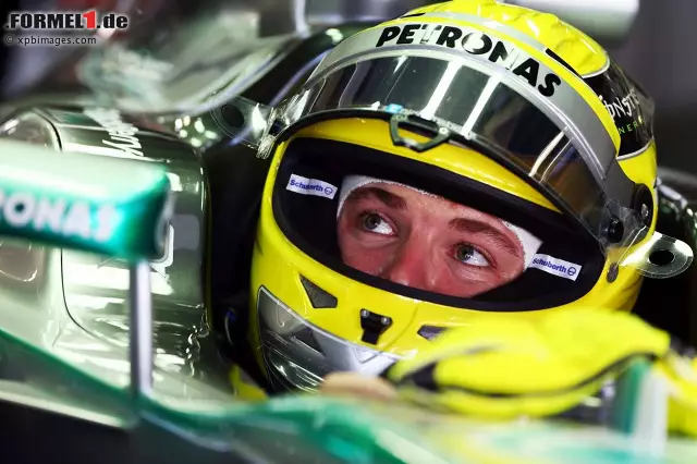 Nico Rosberg hingegen war mit seinem Qualifying nicht zufrieden: Nur Platz sechs für den Wiesbadener. Foto zur News: Nico Rosberg hingegen war mit seinem Qualifying nicht zufrieden: Nur Platz sechs für den Wiesbadener.