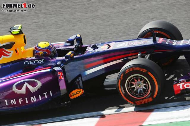 Foto zur News: Teamkollege Mark Webber hatte auf dem zweiten Rang liegend allerdings nur 0,168 Sekunden Rückstand