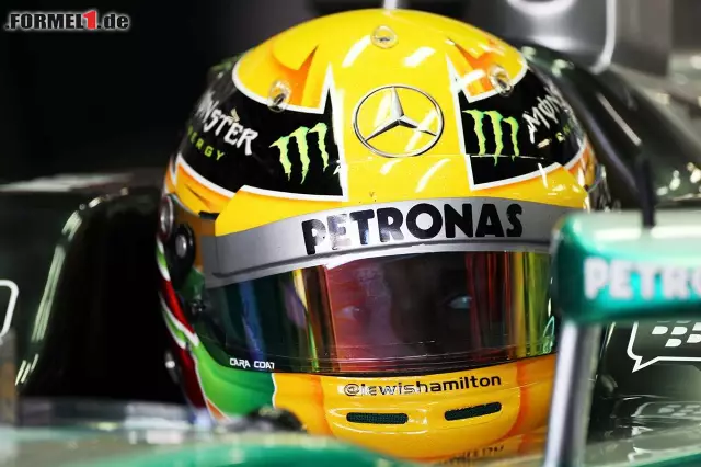 Teamkollege Lewis Hamilton folgte mit 0,590 Sekunden Abstand auf der sechsten Position Foto zur News: Teamkollege Lewis Hamilton folgte mit 0,590 Sekunden Abstand auf der sechsten Position