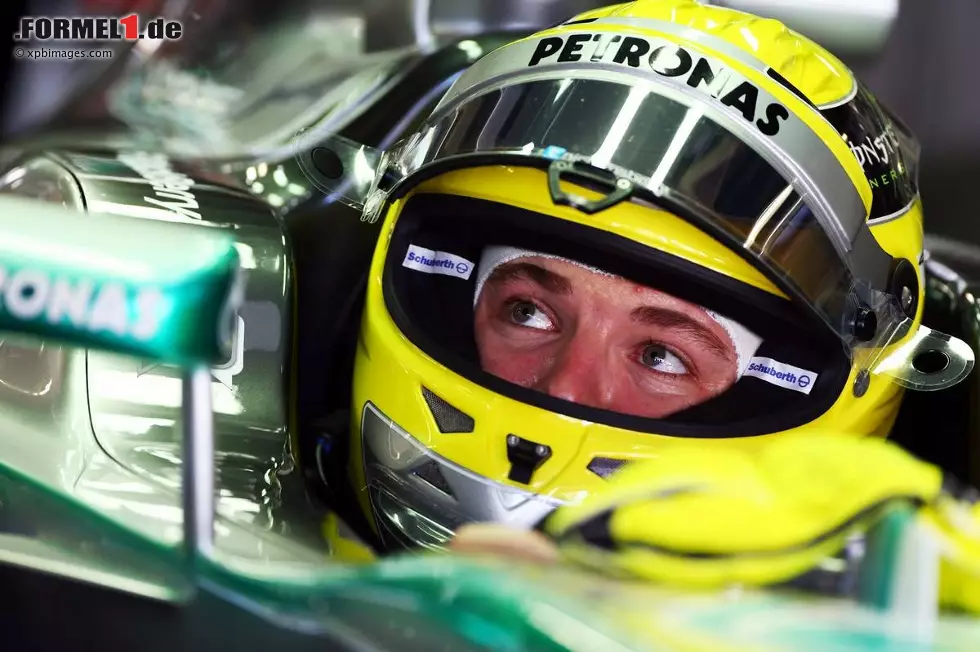 Foto zur News: Nico Rosberg hingegen war mit seinem Qualifying nicht zufrieden: Nur Platz sechs für den Wiesbadener.
