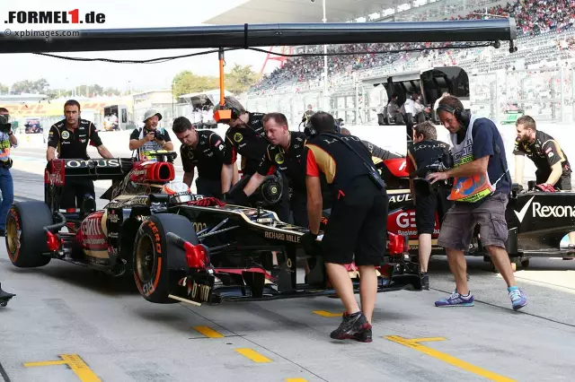 Allerdings müssen bei Lotus dafür die Boxenstopps stimmen. Foto zur News: Allerdings müssen bei Lotus dafür die Boxenstopps stimmen.