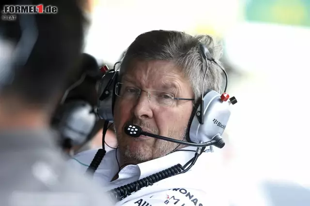 Teamchef Ross Brawn war mit seinen Schützlingen durchaus zufrieden. Foto zur News: Teamchef Ross Brawn war mit seinen Schützlingen durchaus zufrieden.