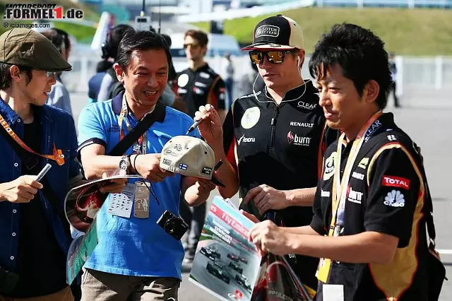 Die japanischen Fans sind trotzdem weiter Feuer und Flamme für den Finnen. Foto zur News: Die japanischen Fans sind trotzdem weiter Feuer und Flamme für den Finnen.