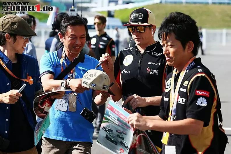 Foto zur News: Die japanischen Fans sind trotzdem weiter Feuer und Flamme für den Finnen.