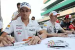 Foto zur News: Adrian Sutil (Force India) und Paul di Resta (Force India)