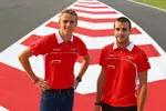 Foto zur News: Max Chilton (Marussia) und Jules Bianchi (Marussia)