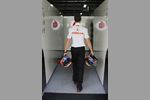 Foto zur News: Helme von Jenson Button (McLaren)