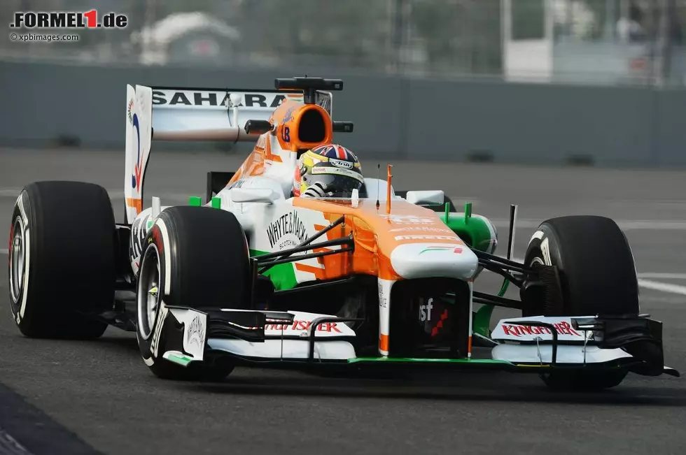 Foto zur News: James Calado (Force India) am Freitag in Indien