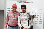 Foto zur News: Niki Lauda und das indische Nachwuchstalent Jehan Daruvala