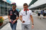 Foto zur News: Jean-Eric Vergne (Toro Rosso) und Jules Bianchi (Marussia)