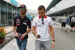 Foto zur News: Jean-Eric Vergne (Toro Rosso) und Jules Bianchi (Marussia)