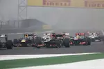 Gallerie: Kimi Räikkönen (Lotus), Mark Webber (Red Bull) und Sergio Perez (McLaren)