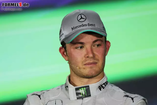 Klar, dass Rosberg da zufrieden in der Pressekonferenz saß. Foto zur News: Klar, dass Rosberg da zufrieden in der Pressekonferenz saß.