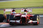 Foto zur News: Felipe Massa (Ferrari) und Fernando Alonso (Ferrari)