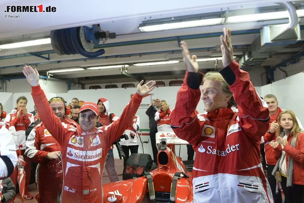 Foto zur News: Felipe Massa und Luca di Montezemolo