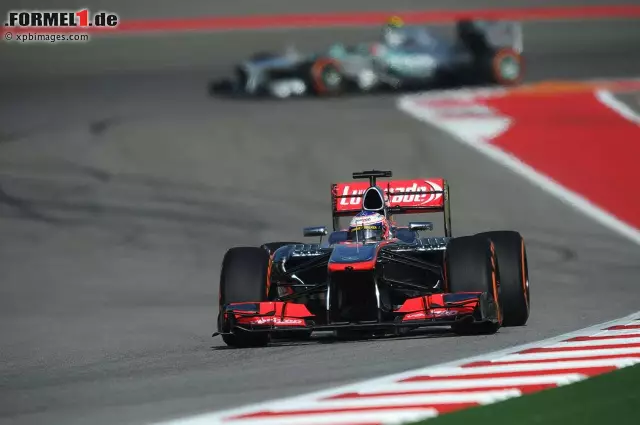 In die Top 10 schaffte es auch Jenson Button als Neunter im McLaren... Foto zur News: In die Top 10 schaffte es auch Jenson Button als Neunter im McLaren...