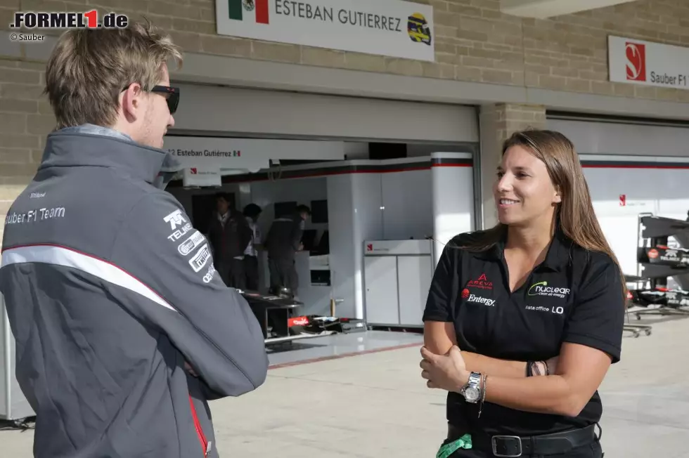 Foto zur News: Simona de Silvestro und Nico Hülkenberg