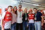 Foto zur News: Felipe Massa und Fernando Alonso mit Hollywood-Stars