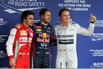 Gallerie: Nico Rosberg (Mercedes), Sebastian Vettel (Red Bull) und Fernando Alonso (Ferrari)