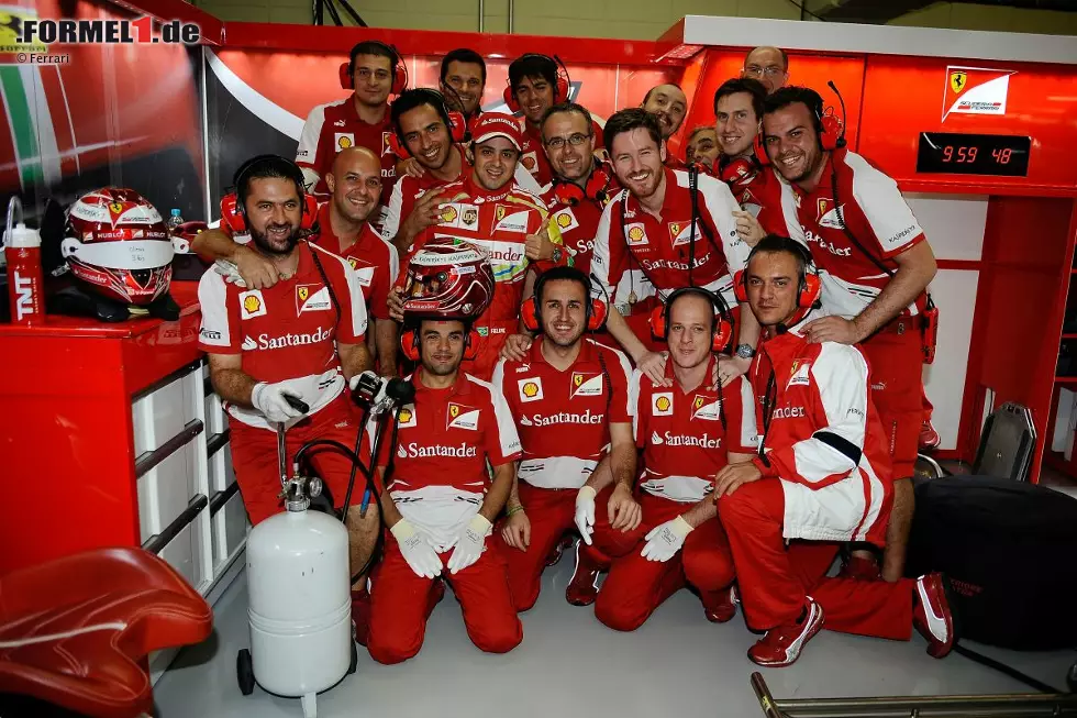 Für Felipe Massa gab es zumindest im Qualifying an seinem letzten Wochenende in Rot nichts zu jubeln: Rang neun mit 1,630 Sekunden Rückstand. Foto zur News: Für Felipe Massa gab es zumindest im Qualifying an seinem letzten Wochenende in Rot nichts zu jubeln: Rang neun mit 1,630 Sekunden Rückstand.