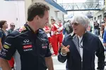 Foto zur News: Christian Horner und Bernie Ecclestone